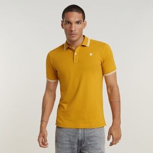 G-STAR RAW POLO L MUSTARD